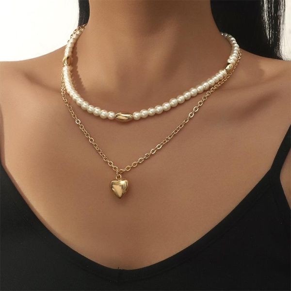 pendant necklaces ornapeadia 2021 fashion necklace for women female double chain pearl love clavicle sweater wholesale, Silver
pendant necklaces ornapeadia 2021 fashion necklace for women female double chain pearl love clavicle sweater wholesale, Silver