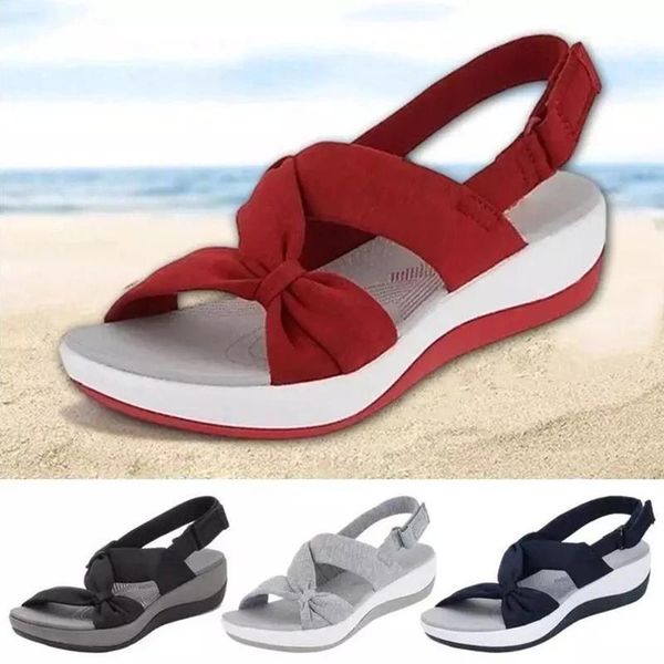 sandals summer women wedges shoes for low heels sandalias casual beach chaussure, Black
sandals summer women wedges shoes for low heels sandalias casual beach chaussure, Black