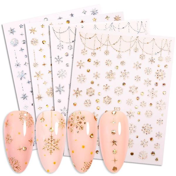 stickers & decals 1pcs rose gold snowflakes 3d nail art laser effect silver christmas transfer self-adhensive, Black
stickers & decals 1pcs rose gold snowflakes 3d nail art laser effect silver christmas transfer self-adhensive, Black