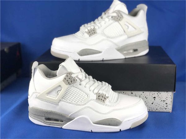 2021 authentic 4 white oreo 4s man athletic shoes tech grey black fire red ct8527-100 retro sports sneakers with box, White;red
2021 authentic 4 white oreo 4s man athletic shoes tech grey black fire red ct8527-100 retro sports sneakers with box, White;red