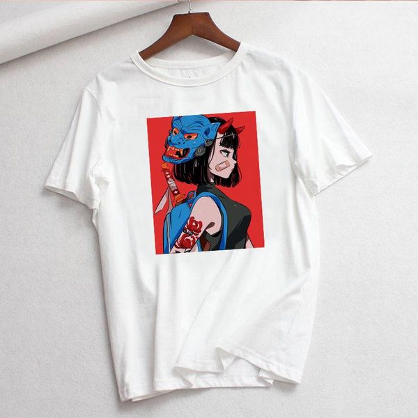 women's t-shirt t shirt women harajuku summer female devil letter printing casual vintage large size punk o-neck japanese gothic, White
women's t-shirt t shirt women harajuku summer female devil letter printing casual vintage large size punk o-neck japanese gothic, White