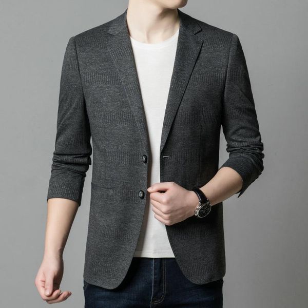 men's suits & blazers spring autumn men smart casual blazer gray blue notched collar slim fitting jacket suit male single-breasted busi, White;black
men's suits & blazers spring autumn men smart casual blazer gray blue notched collar slim fitting jacket suit male single-breasted busi, White;black