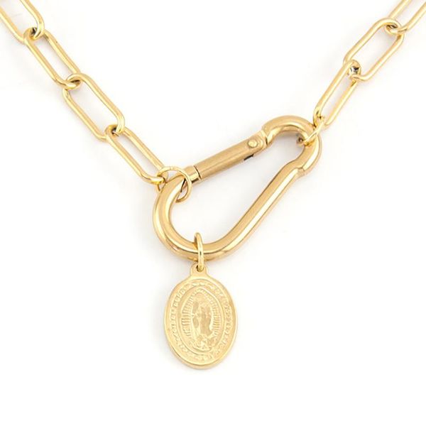 pendant necklaces 100% stainless steel virgin mary necklace for women gold/silver color metal medalla virgen maria chunky chain choker colli
pendant necklaces 100% stainless steel virgin mary necklace for women gold/silver color metal medalla virgen maria chunky chain choker colli