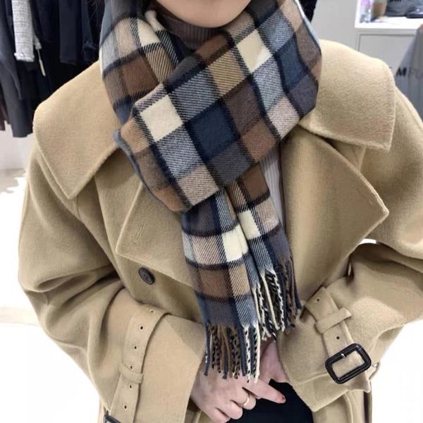 scarves korean fashion check color matching scarf women's version autumn and winter warm long dual-purpose shawl bib, Blue;gray
scarves korean fashion check color matching scarf women's version autumn and winter warm long dual-purpose shawl bib, Blue;gray