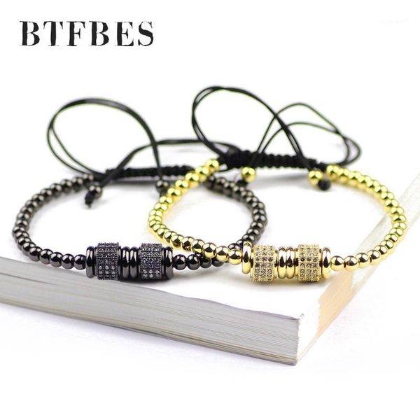 charm bracelets btfbes men crystal zircon geometric bracelet 4mm copper beads spacer bangles women fashion lucky braiding male1, Golden;silver
charm bracelets btfbes men crystal zircon geometric bracelet 4mm copper beads spacer bangles women fashion lucky braiding male1, Golden;silver
