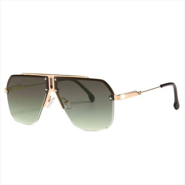 brand designer fashion oversized rimless sunglasses women men vintage metal rivet gradient sun glasses uv400, White;black
brand designer fashion oversized rimless sunglasses women men vintage metal rivet gradient sun glasses uv400, White;black