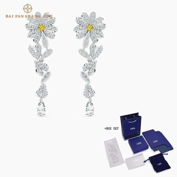 fashion jewelry swa eternal flower pierced earring charming petals white gold shape crystal female romantic gift stud, Golden;silver
fashion jewelry swa eternal flower pierced earring charming petals white gold shape crystal female romantic gift stud, Golden;silver
