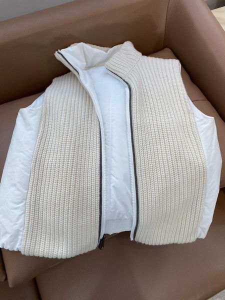 ladies 2021 fashion sleeveless casual cashmere stitching cotton vest 1027 women's vests, Black;white
ladies 2021 fashion sleeveless casual cashmere stitching cotton vest 1027 women's vests, Black;white