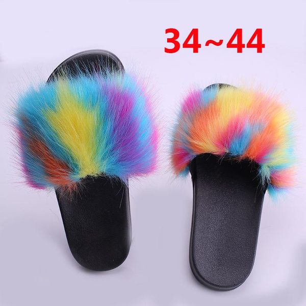 slippers 2021 ladies colorful fur fluffy women's lovely plush real hair slides party furry flip flops sandals, Black
slippers 2021 ladies colorful fur fluffy women's lovely plush real hair slides party furry flip flops sandals, Black