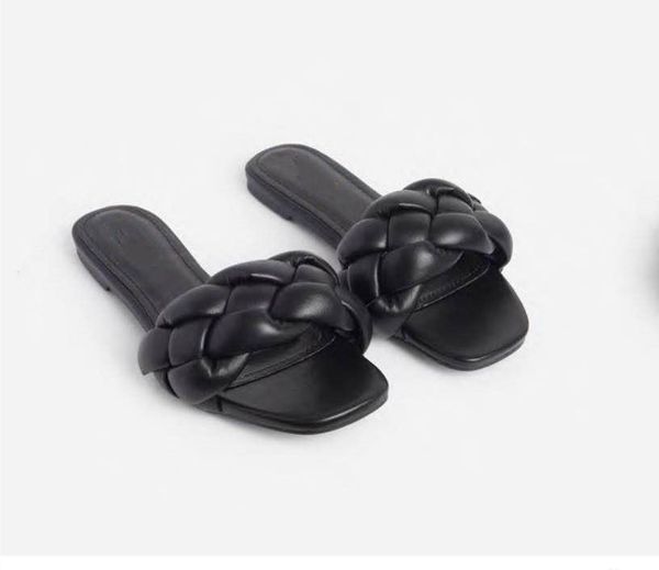 slippers fashion women's shoes sponge woven sandals summer european and american style, Black
slippers fashion women's shoes sponge woven sandals summer european and american style, Black