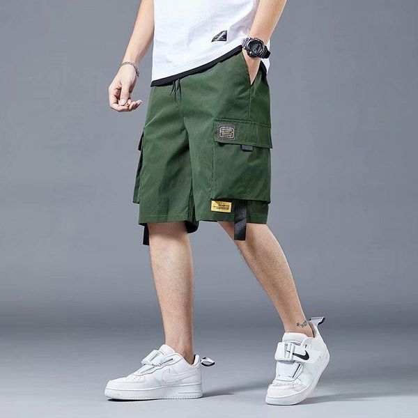 men's shorts 2021 summer mens beach ribbons black hip hop streetwear casual male sportswear men cargo, White;black
men's shorts 2021 summer mens beach ribbons black hip hop streetwear casual male sportswear men cargo, White;black