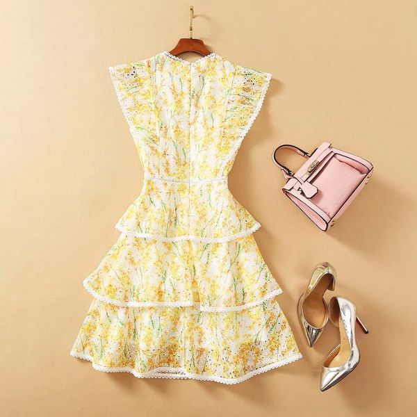 dresses slim fit & flare spring sumer party chic ladies sweet little yellow floral embroidery lolita girl, Black;gray
dresses slim fit & flare spring sumer party chic ladies sweet little yellow floral embroidery lolita girl, Black;gray