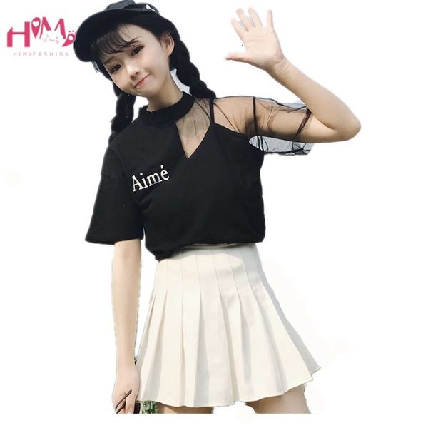 korean summer see though female shirt harajuku fashion o-neck letter off shoulder clothes black casual mesh tee, White
korean summer see though female shirt harajuku fashion o-neck letter off shoulder clothes black casual mesh tee, White
