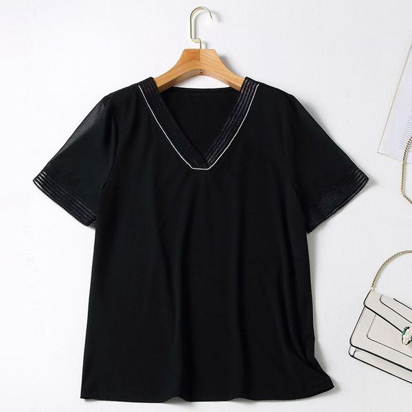 women's blouses & shirts 2021 summer women large size short sleeve t casual slimming short-sleeved t-shirts clothes clothing, White
women's blouses & shirts 2021 summer women large size short sleeve t casual slimming short-sleeved t-shirts clothes clothing, White