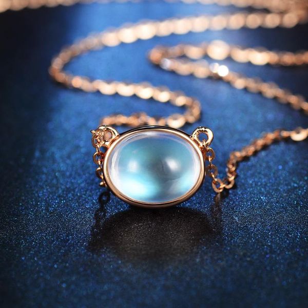 chains temperament sweet bear imitation natural pan blue moonstone pendant female necklace clavicle chain valentine's day gift, Silver
chains temperament sweet bear imitation natural pan blue moonstone pendant female necklace clavicle chain valentine's day gift, Silver
