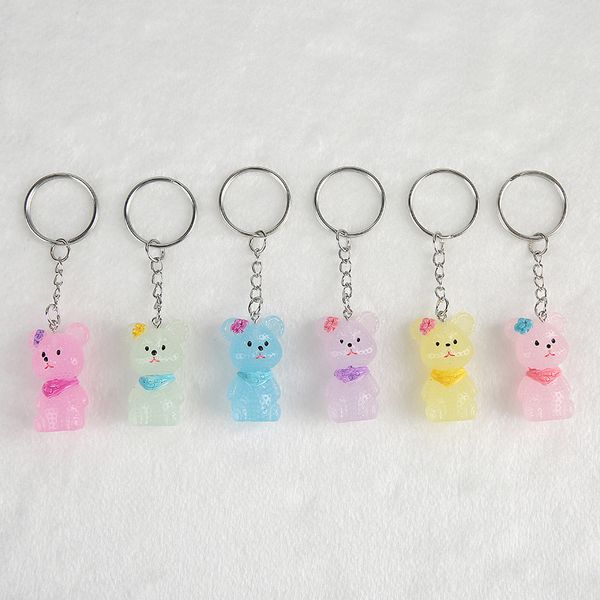 1 pc stereoscopic keychain resin bear rabbit and mouse keychain animal keychains for woman car bag keyring, Silver
1 pc stereoscopic keychain resin bear rabbit and mouse keychain animal keychains for woman car bag keyring, Silver