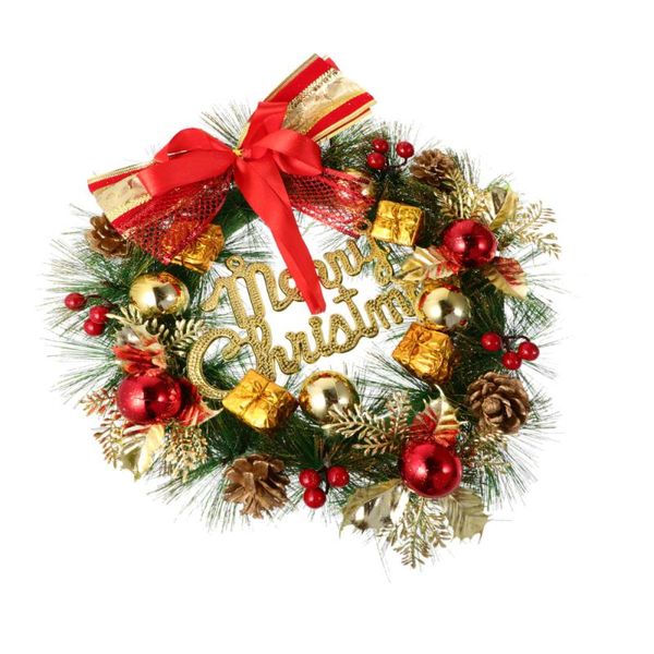 pc garland pendant christmas wreath party hanging ornament home accessory(red) decorative flowers & wreaths
pc garland pendant christmas wreath party hanging ornament home accessory(red) decorative flowers & wreaths