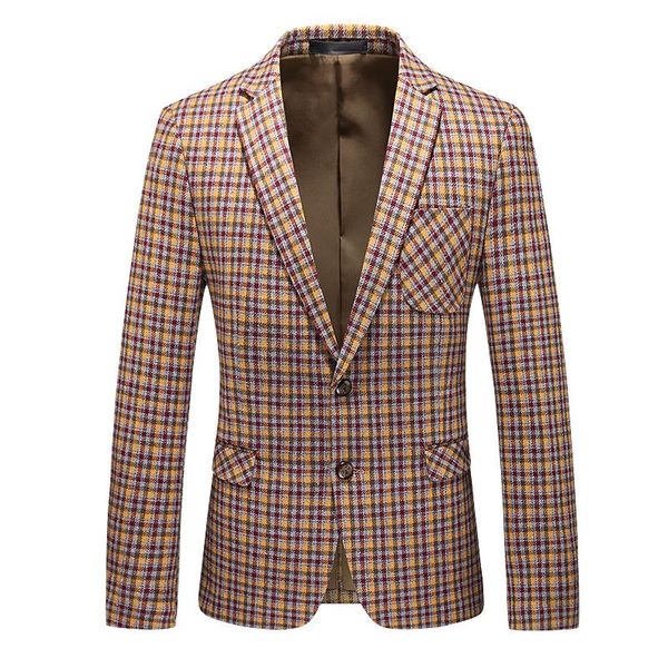 men's suits & blazers men 4xl 5xl 6xlspring british style plaid male slim fat business casual blazer coat brand outwear jacket, White;black
men's suits & blazers men 4xl 5xl 6xlspring british style plaid male slim fat business casual blazer coat brand outwear jacket, White;black
