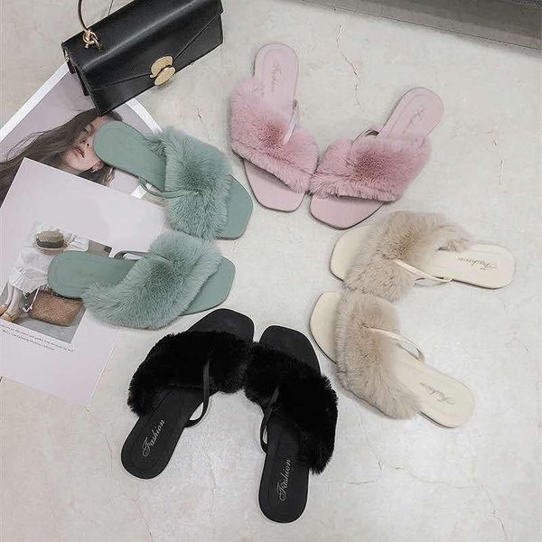 plus size 40 nice woman slippers summer flip flops faux fur shoes female slides for women fashion, Black
plus size 40 nice woman slippers summer flip flops faux fur shoes female slides for women fashion, Black
