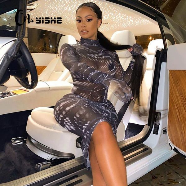cnyishe sheer mesh see through midi dress women long sleeve with gloves party print dresses female robes vestidos 210419, Black;gray
cnyishe sheer mesh see through midi dress women long sleeve with gloves party print dresses female robes vestidos 210419, Black;gray