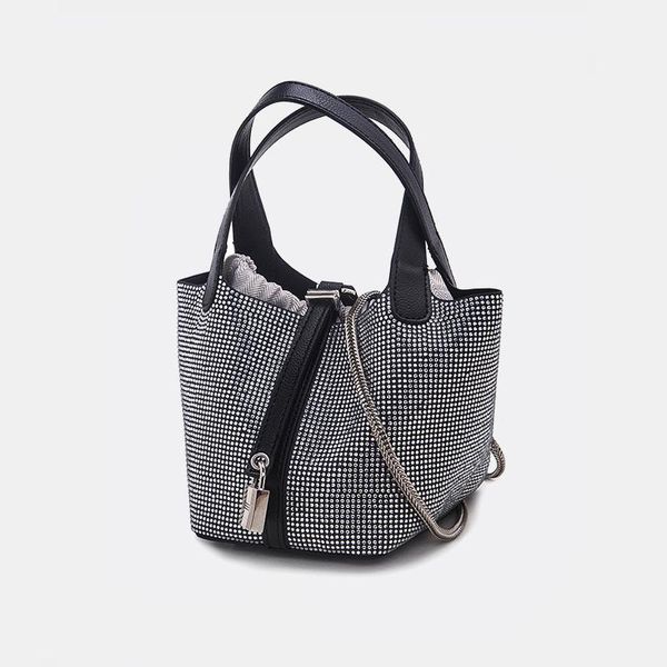 evening bags vegetable basket bucket bag with diamonds pu crossbody handheld fashion shoulder
evening bags vegetable basket bucket bag with diamonds pu crossbody handheld fashion shoulder