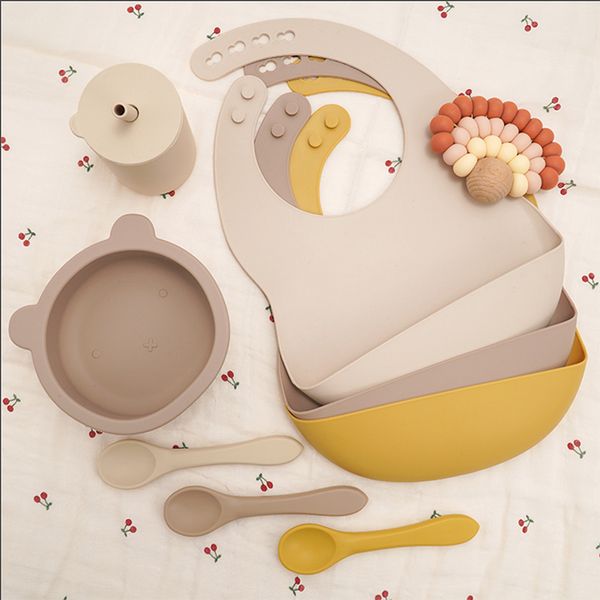 100% Food Grade Waterproof Weaning Baby Bib Infant Diverse Not Stiff Spoon Cup Bear Shape Bowl Dinnerware Sets
100% Food Grade Waterproof Weaning Baby Bib Infant Diverse Not Stiff Spoon Cup Bear Shape Bowl Dinnerware Sets