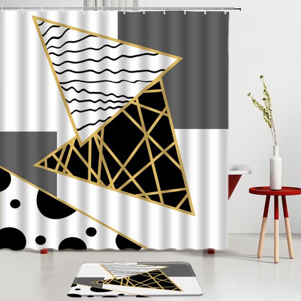 shower curtains rhombus geometry set black and white pattern bath mat bathroom entrance door mats room decoration carpet
shower curtains rhombus geometry set black and white pattern bath mat bathroom entrance door mats room decoration carpet