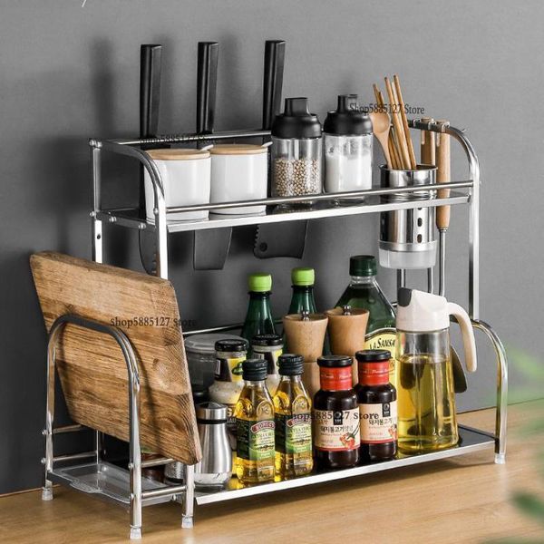 kitchen storage & organization stainless steel oil salt sauce vinegar rack seasoning counterchopsticks pot shelf
kitchen storage & organization stainless steel oil salt sauce vinegar rack seasoning counterchopsticks pot shelf