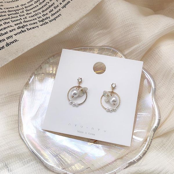 dangle & chandelier 2021 high-end pearl hoop drop earrings female fashion sweet temperament elegant wild niche design earring summer, Silver
dangle & chandelier 2021 high-end pearl hoop drop earrings female fashion sweet temperament elegant wild niche design earring summer, Silver