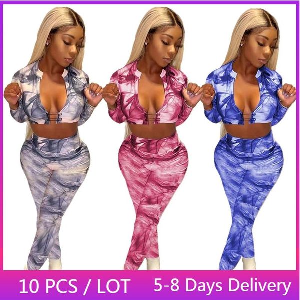 women's two piece pants wholesale items tie dye 2 sets womens outfits fall clothes club matching pin crop printed leggings set, White
women's two piece pants wholesale items tie dye 2 sets womens outfits fall clothes club matching pin crop printed leggings set, White