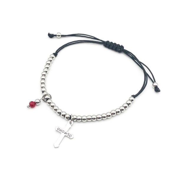 de50 adjustable bracelet 4mm steel ball braided lettering cross red stone women's fashion jewelry charm bracelets, Golden;silver
de50 adjustable bracelet 4mm steel ball braided lettering cross red stone women's fashion jewelry charm bracelets, Golden;silver
