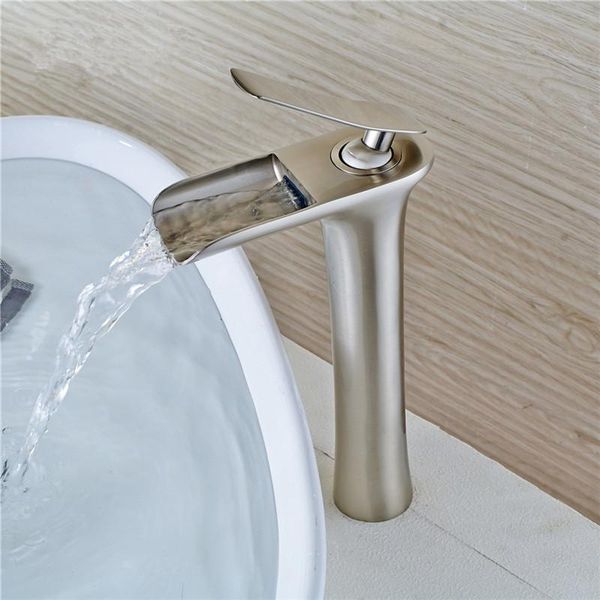 bathroom sink faucets basin nickel brass waterfall single hole cold and water tap faucet mixer taps torneira
bathroom sink faucets basin nickel brass waterfall single hole cold and water tap faucet mixer taps torneira