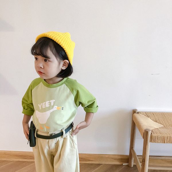girls cartoon raglan sleeve candy color t shirts kids casual soft all-match long-sleeved tees 210508, Blue
girls cartoon raglan sleeve candy color t shirts kids casual soft all-match long-sleeved tees 210508, Blue
