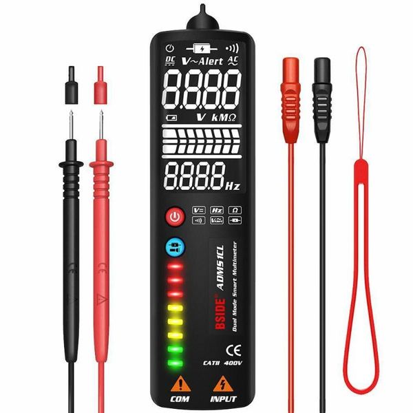 multimeters 3-in-1 digital multimeter voltage detector tester bside adms1 multimetetro voltmeter dc ac dmm ohm hz continuity ncv test
multimeters 3-in-1 digital multimeter voltage detector tester bside adms1 multimetetro voltmeter dc ac dmm ohm hz continuity ncv test