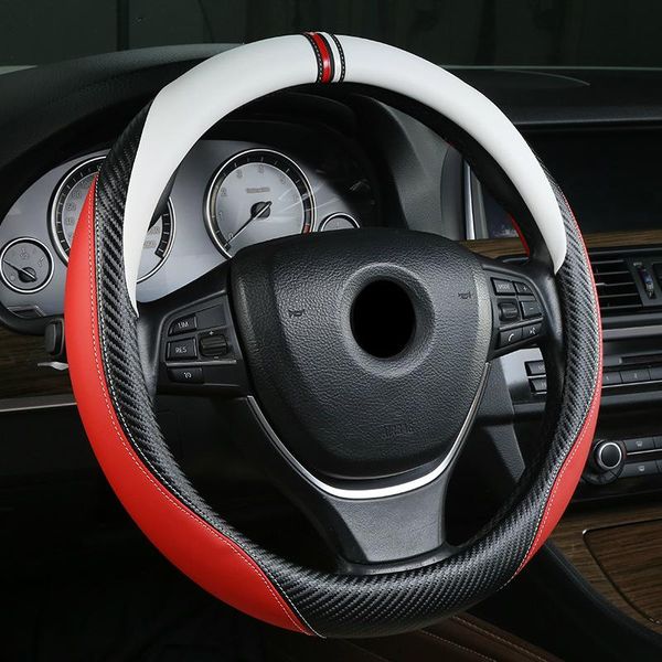 steering wheel covers luxury car cover non-slip protector interior accessories carbon fiber stitching yellow pink blue 6 colors
steering wheel covers luxury car cover non-slip protector interior accessories carbon fiber stitching yellow pink blue 6 colors