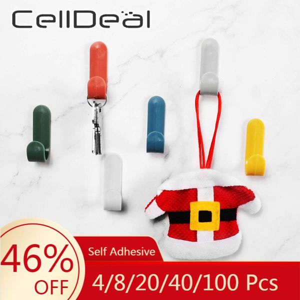 4/8/20/40/100 pcs/set towel hooks door hanger self adhesive wall hangers hat racks keys multi-purpose hook organizer & rails
4/8/20/40/100 pcs/set towel hooks door hanger self adhesive wall hangers hat racks keys multi-purpose hook organizer & rails