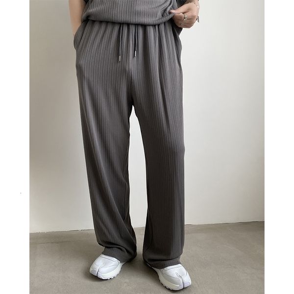 men's pants spring pleated fashion gray black casual men streetwear korean loose straight wide-leg mens trousers avbj
men's pants spring pleated fashion gray black casual men streetwear korean loose straight wide-leg mens trousers avbj