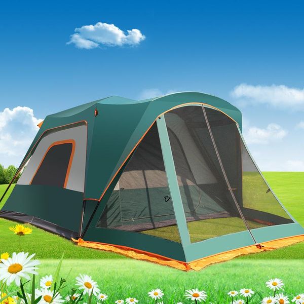 outdoor 5-8 persons double layer 2 rooms large space family party camping 270x270x180cm tent quick automatic opening tents and shelters
outdoor 5-8 persons double layer 2 rooms large space family party camping 270x270x180cm tent quick automatic opening tents and shelters