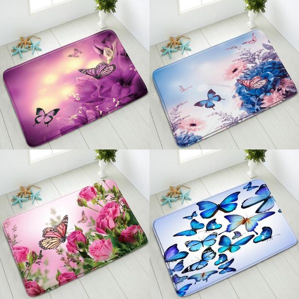 bath mats butterfly flowers non-slip mat indoor home carpet bedroom kitchen doormat welcome washable foot pads absorbent rug
bath mats butterfly flowers non-slip mat indoor home carpet bedroom kitchen doormat welcome washable foot pads absorbent rug