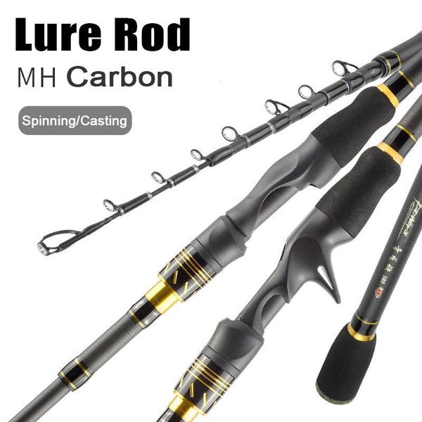 1.8m-2.1m carbon fishing rod mh spinning/casting ultralight weight pole travel tackle boat rods
1.8m-2.1m carbon fishing rod mh spinning/casting ultralight weight pole travel tackle boat rods