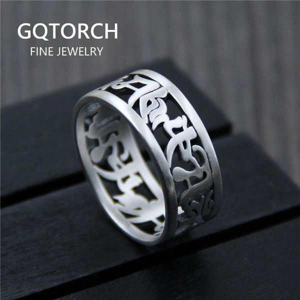 cluster rings vintage 999 sterling silver for women and men six words hollow design mantra buddhist jewelry, Golden;silver
cluster rings vintage 999 sterling silver for women and men six words hollow design mantra buddhist jewelry, Golden;silver