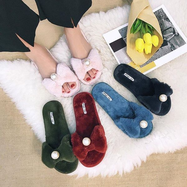 slippers butterfly-knot sweet fashion outside winter women fur low open toe casual shoes solid flat with slides, Black
slippers butterfly-knot sweet fashion outside winter women fur low open toe casual shoes solid flat with slides, Black