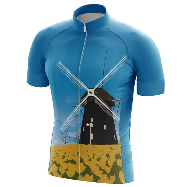 men's t-shirts 2021 summer cycling jersey for holland series windmill pattern cross-country bike short-sleeved shirt, White;black
men's t-shirts 2021 summer cycling jersey for holland series windmill pattern cross-country bike short-sleeved shirt, White;black