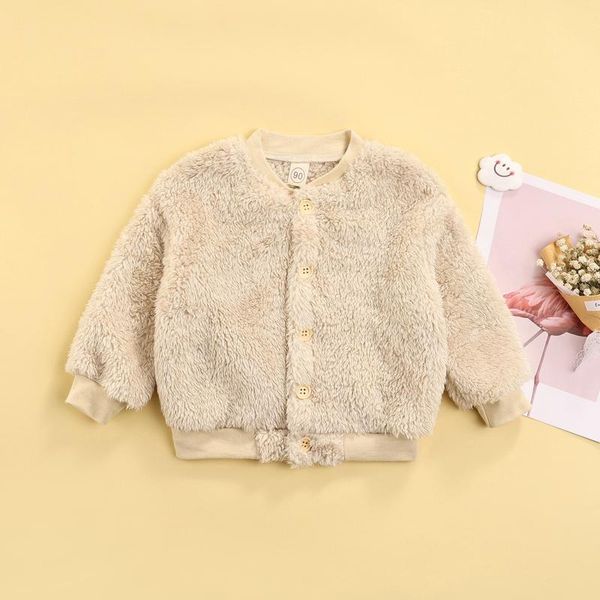 jackets winter children warm fleece coat with pockets solid color round collar button-down thermal jacket 2-6 years, Blue;gray
jackets winter children warm fleece coat with pockets solid color round collar button-down thermal jacket 2-6 years, Blue;gray