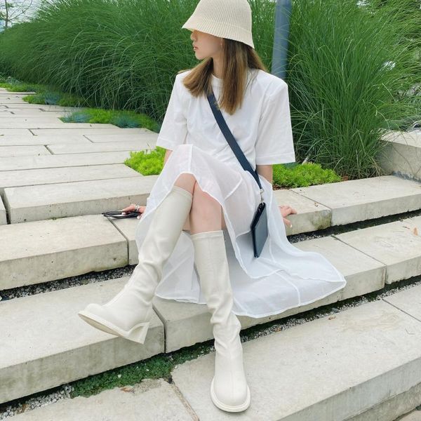 boots 2021 autumn sweet and cool round toe elastic side zipper handmade custom women's, Black
boots 2021 autumn sweet and cool round toe elastic side zipper handmade custom women's, Black