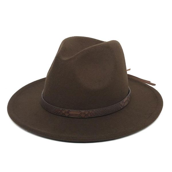 wide brim hats crocodile pattern fringe belt woolen hat with big felt side trendy jazz fashion elegant ladies, Blue;gray
wide brim hats crocodile pattern fringe belt woolen hat with big felt side trendy jazz fashion elegant ladies, Blue;gray