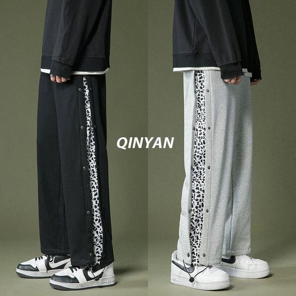 pants men's korean version of tide brand ins straight sweatpants plus velvet toe guard winter breasted men, Black
pants men's korean version of tide brand ins straight sweatpants plus velvet toe guard winter breasted men, Black