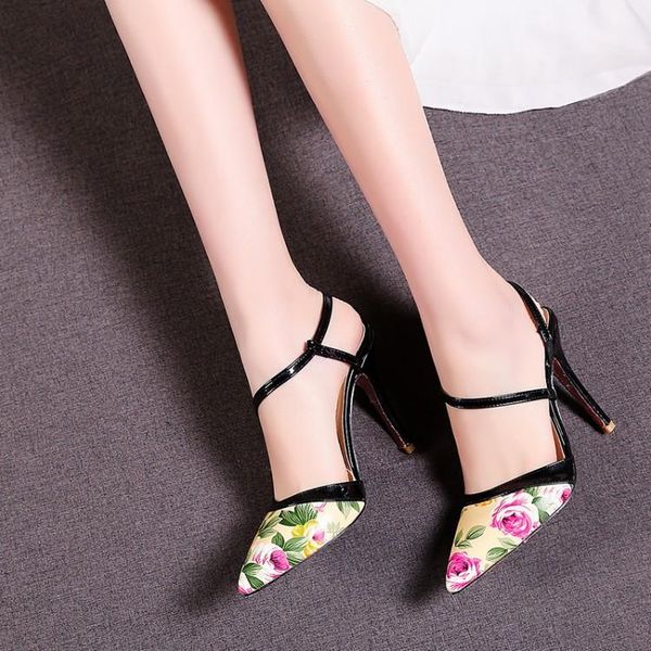 big size high heels sandals women shoes woman summer ladies printed pointed shallow slim-heeled, Black
big size high heels sandals women shoes woman summer ladies printed pointed shallow slim-heeled, Black