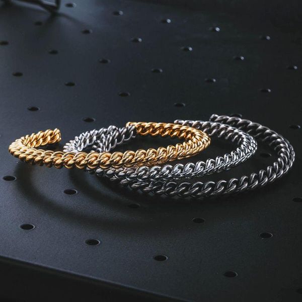 bangle 316 stainless steel twist bracelet light all-match elegant couple jewelry adjustable opening, Black
bangle 316 stainless steel twist bracelet light all-match elegant couple jewelry adjustable opening, Black