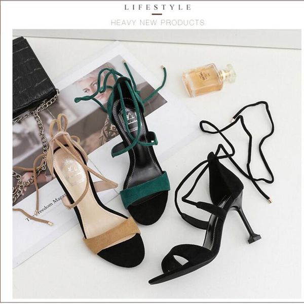 lianhuaxiang 2021 women summer shoes fashion bandage hollow out rome high heel sandals woman pure color suede heels pumps female, Black
lianhuaxiang 2021 women summer shoes fashion bandage hollow out rome high heel sandals woman pure color suede heels pumps female, Black